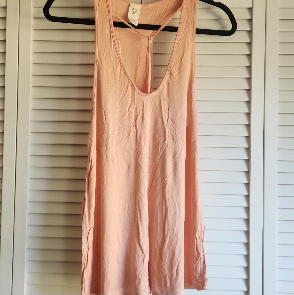 Free People Pink T-Strap Plunge Top - Picture 6 of 6